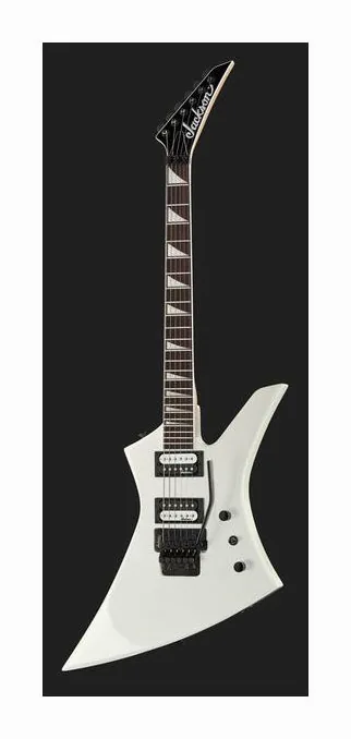 Jackson JS32 Kelly Snow White, selector de pastillas y jack de salida