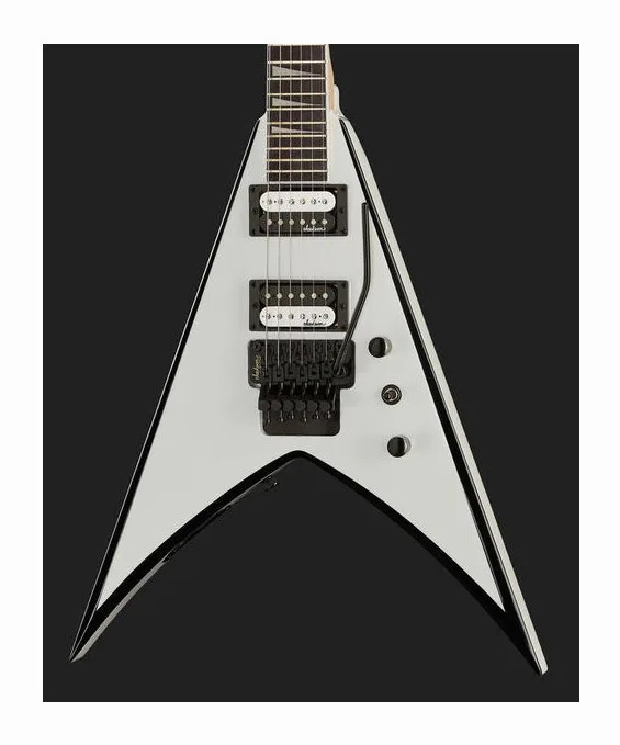 Jackson JS32 King V WH AH, curvas del cuerpo vistas desde arriba