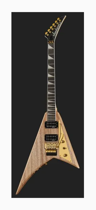 Jackson JS32 MAH Rhoads Natural, perfil lateral del cuerpo