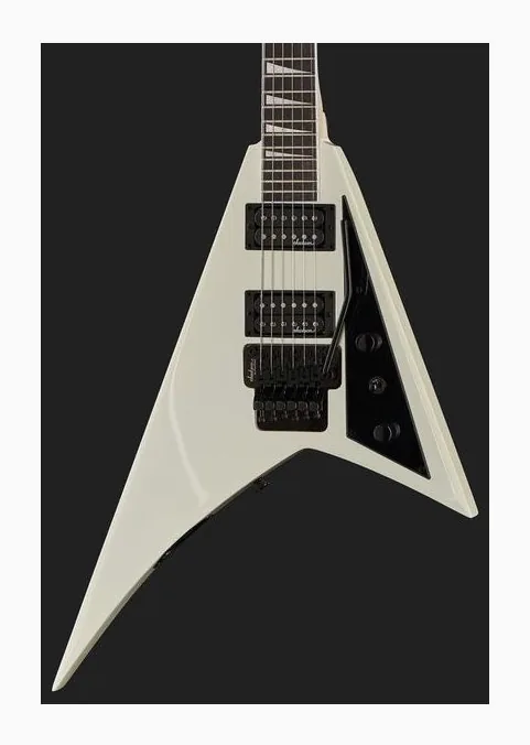 Jackson JS32 Rhoads AH SG, curvas del cuerpo vistas desde arriba