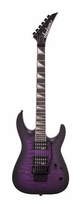 Jackson JS32Q DKA HT Trans.PurpleBurst fotografiado de frente