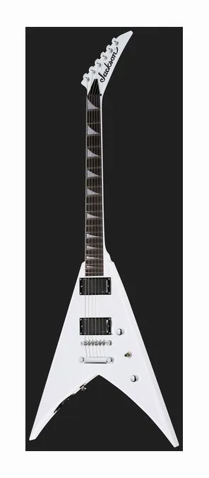 Jackson KVTMG Pro King V Snow White, puente y clavijeros de afinación