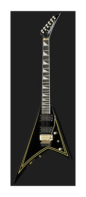 Jackson MJ Series Rhoads RR24MG BK, curvas del cuerpo vistas desde arriba