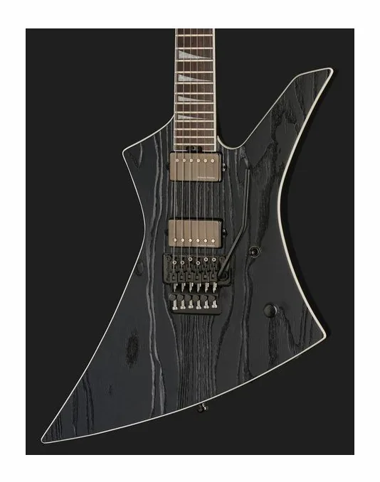 Jackson Pro Jeff Loomis Kelly Ash BK, pala con clavijeros y logotipo