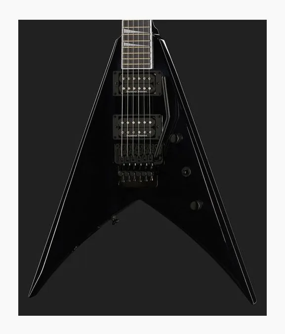 Jackson Pro KV King V Gloss Black, selector de pastillas y jack de salida