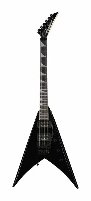Jackson Pro KV King V Gloss Black visto de frente