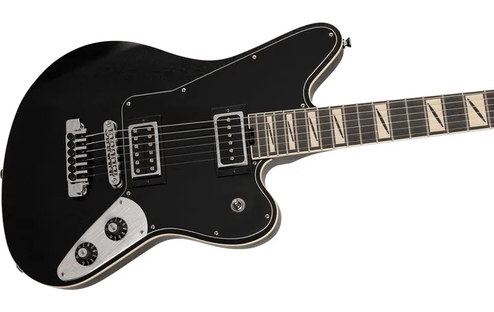 Jackson Pro Sig Lee Malia LM-1987 BK, pala con clavijeros y logotipo