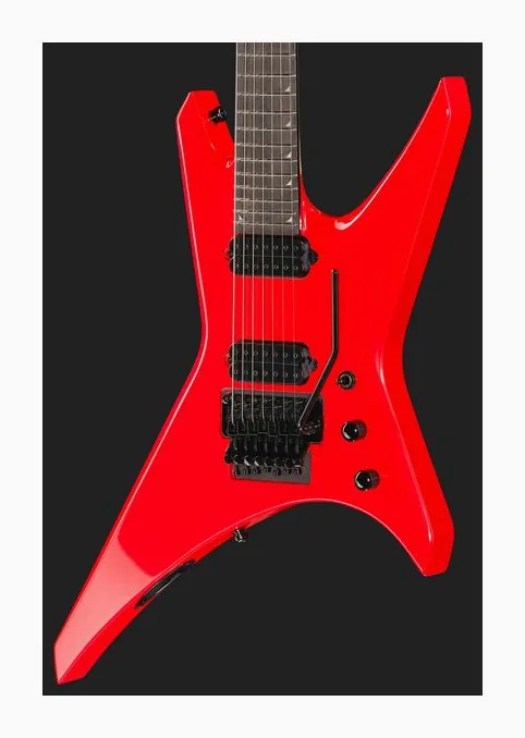 Jackson Pro Signature DD WR7 M FY, curvas del cuerpo vistas desde arriba