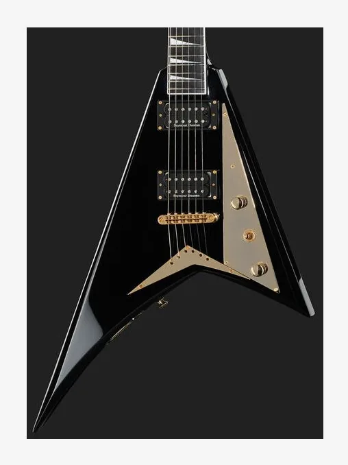 Jackson RRT Rhoads Black, cejuela y primeras posiciones del diapasón