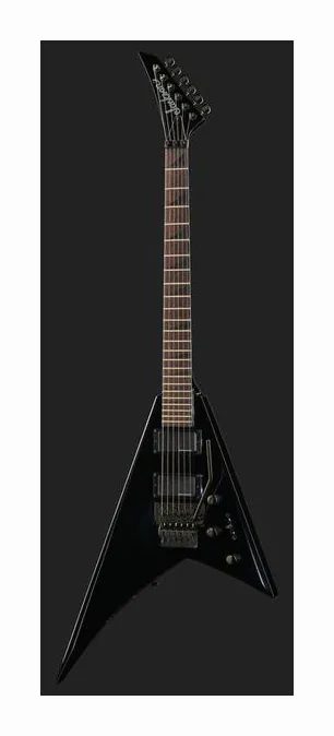 Jackson RRX24 Rhoads Black, cejuela y primeras posiciones del diapasón