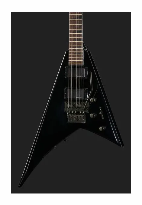 Jackson RRX24 Rhoads Black, mástil y diapasón vistos de lado