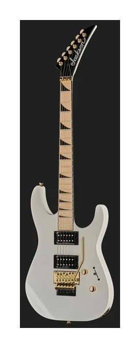Jackson SLXM DX Soloist X Series SWH, pala con clavijeros y logotipo