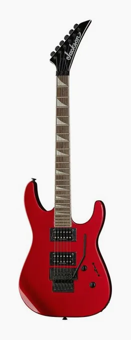Jackson Soloist SLX DX Red Crystal en primer plano frontal