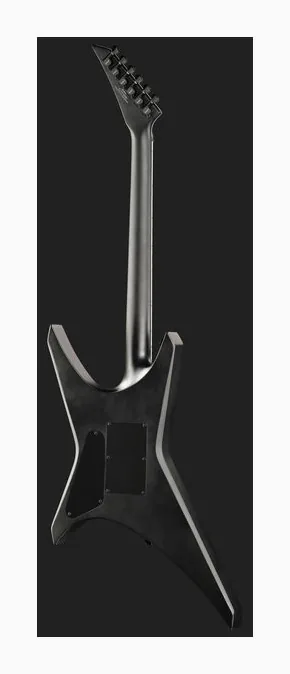 Jackson Warrior WRX24 Satin Black, puente y clavijeros de afinación