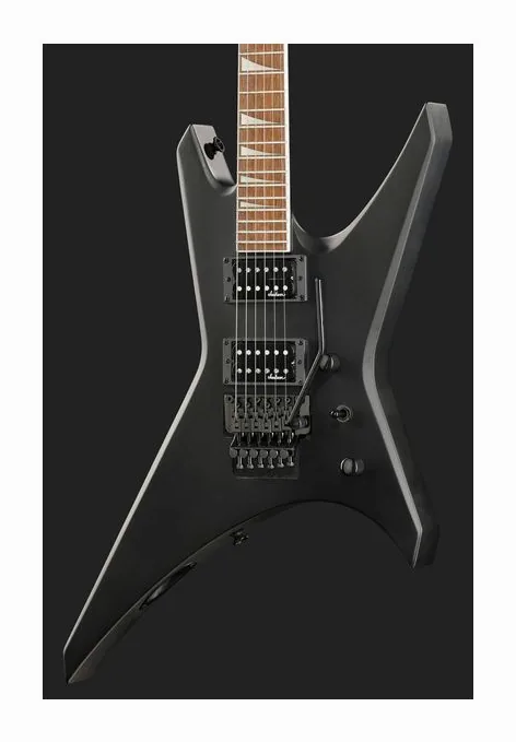 Jackson Warrior WRX24 Satin Black, selector de pastillas y jack de salida