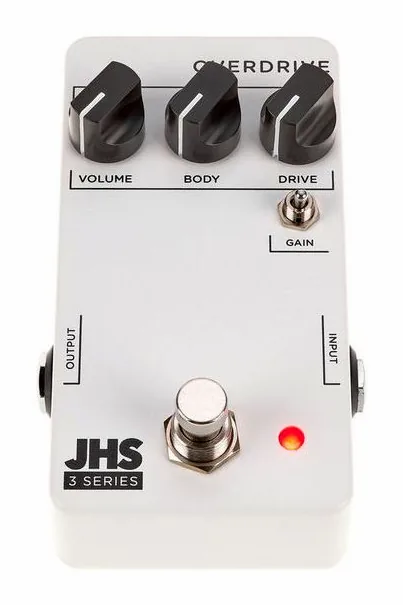 JHS Pedals 3 Series Overdrive, gráfica de la carcasa superior