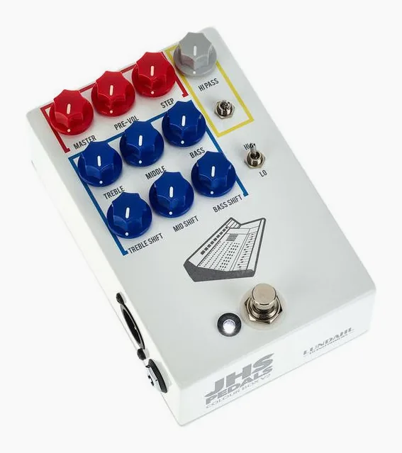 JHS Pedals Colour Box V2 Preamp / EQ, entradas y salidas laterales