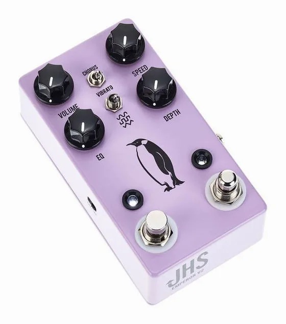 JHS Pedals Emperor V2, led e interruptor de pedal