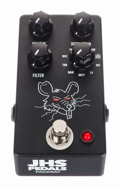JHS Pedals Packrat, mandos vistos desde arriba