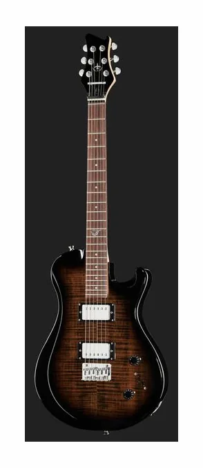 Journey Instruments OE990BK Travel El. Guitar BK, selector de pastillas y jack de salida