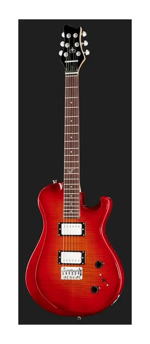 Journey Instruments OE990CB Travel El. Guitar CB, curvas del cuerpo vistas desde arriba