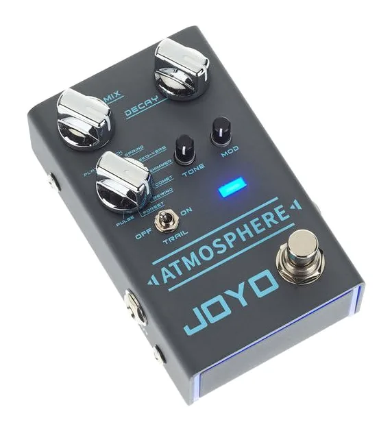 Joyo R-14 Atmosphere Reverb, led e interruptor de pedal