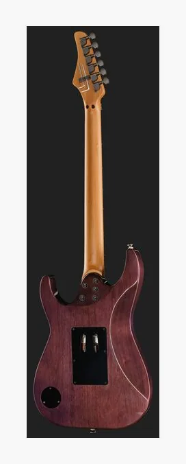 Kramer Guitars Quilt HHFR Ultraviolet Burst, cuerpo y acabado en primer plano