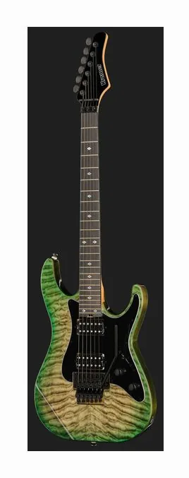 Kramer Guitars Volante Ql HHFR Ultramarine B, vista trasera del cuerpo