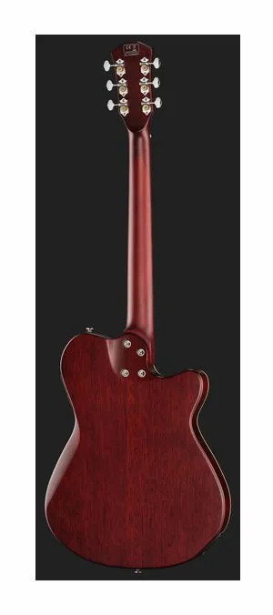 Larry Carlton G5A Tobacco Sunburst LH, perfil lateral del cuerpo