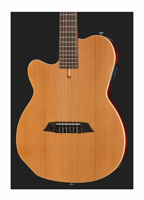 Larry Carlton G5N Natural LH, cejuela y primeras posiciones del diapasón