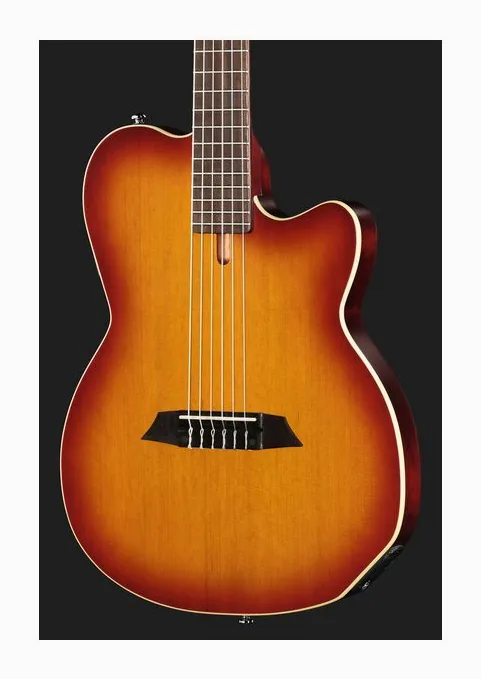 Larry Carlton G5N Tobacco Sunburst, cejuela y primeras posiciones del diapasón