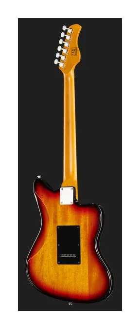 Larry Carlton J3 3-Tone Sunburst LH, mástil y diapasón vistos de lado