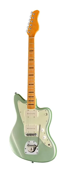 Larry Carlton J5 Sherwood Green Metallic fotografiado de frente