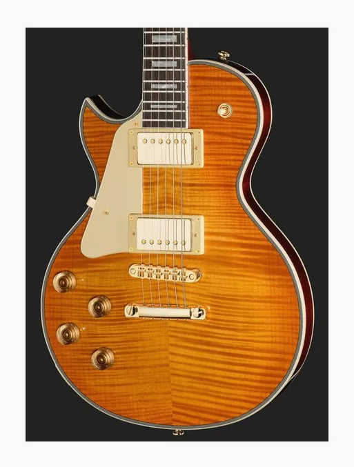 Larry Carlton L7 Dx Tobacco Sunburst, selector de pastillas y jack de salida