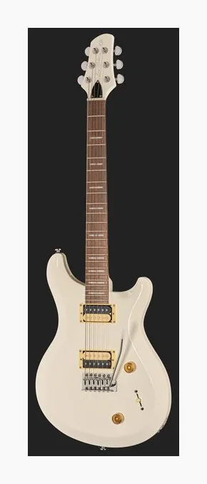 Larry Carlton Q3 Antique White, perfil lateral del cuerpo