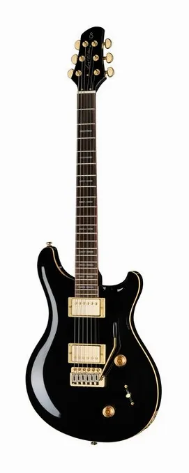 Larry Carlton Q7 Black encuadrado de frente sobre fondo neutro