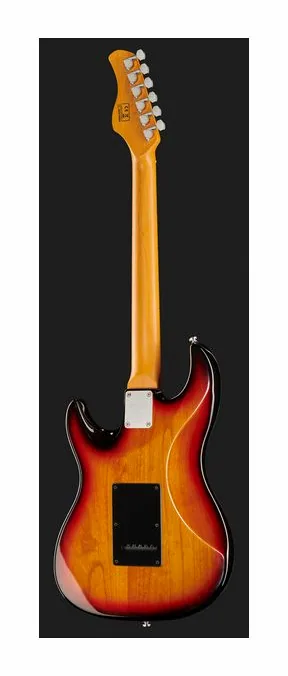 Larry Carlton S5 3-Tone Sunburst, selector de pastillas y jack de salida