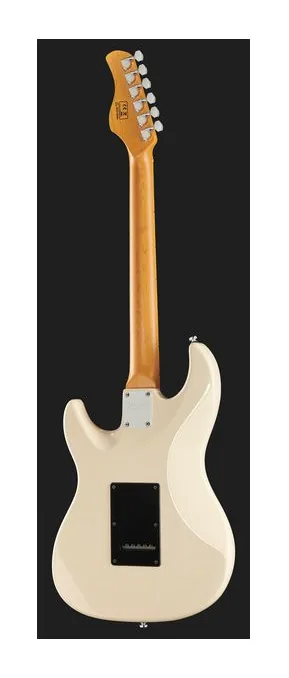 Larry Carlton S5 Olympic White, perfil lateral del cuerpo