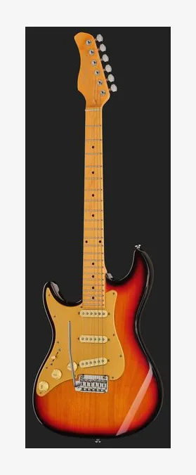 Larry Carlton S7 3TS New Gen LH, curvas del cuerpo vistas desde arriba