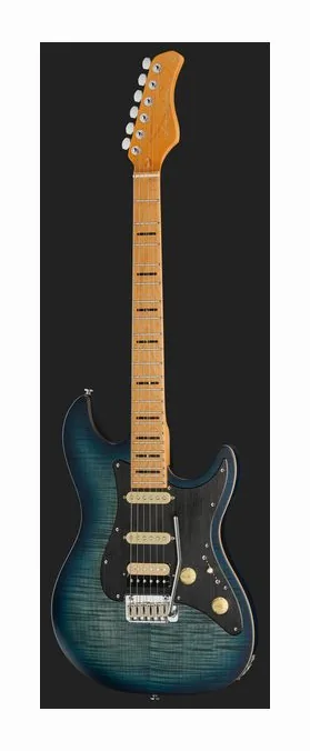 Larry Carlton S7 FM See Thru Red New Gen, pastillas y mandos de control