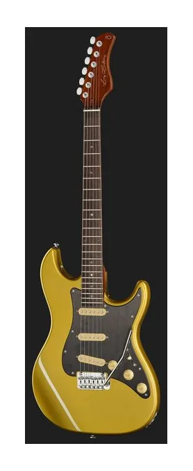 Larry Carlton S7 Metallic Gold New Gen, selector de pastillas y jack de salida