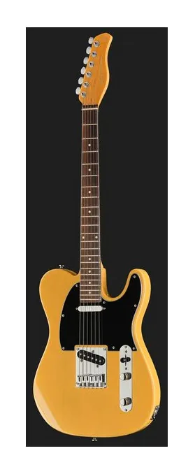 Larry Carlton T3 Butterscotch New Gen, mástil y diapasón vistos de lado