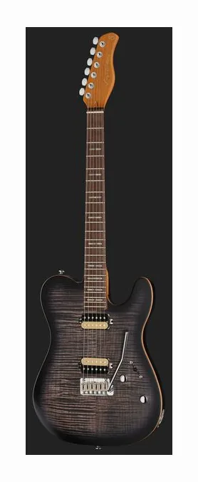 Larry Carlton T7 FM Natural Satin New Gen, perfil lateral del cuerpo