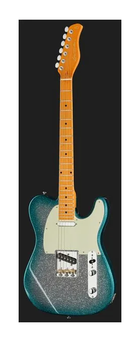 Larry Carlton T7 Skyburst Sparkle New Gen, cejuela y primeras posiciones del diapasón