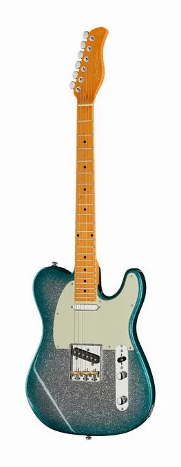 Larry Carlton T7 Skyburst Sparkle New Gen encuadrado de frente sobre fondo neutro