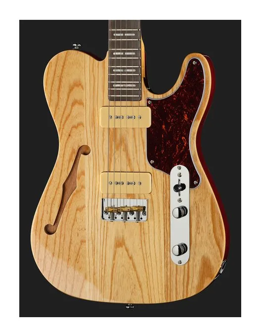 Larry Carlton T7TM Natural, curvas del cuerpo vistas desde arriba