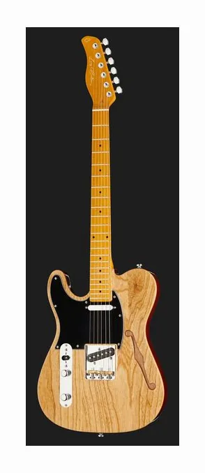 Larry Carlton T7TV Natural LH, pala con clavijeros y logotipo