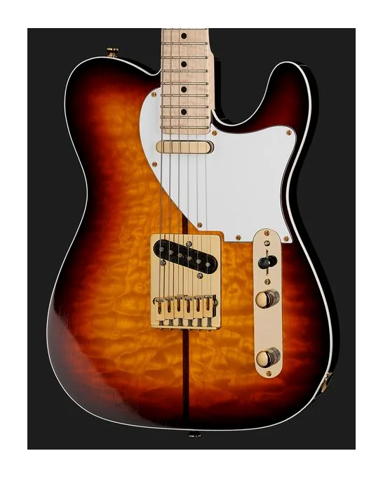 LSL T Bone Destoto/Sonic Blue Aged, cejuela y primeras posiciones del diapasón