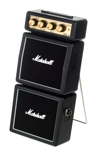 Marshall MS-4 encuadrado de frente sobre fondo neutro
