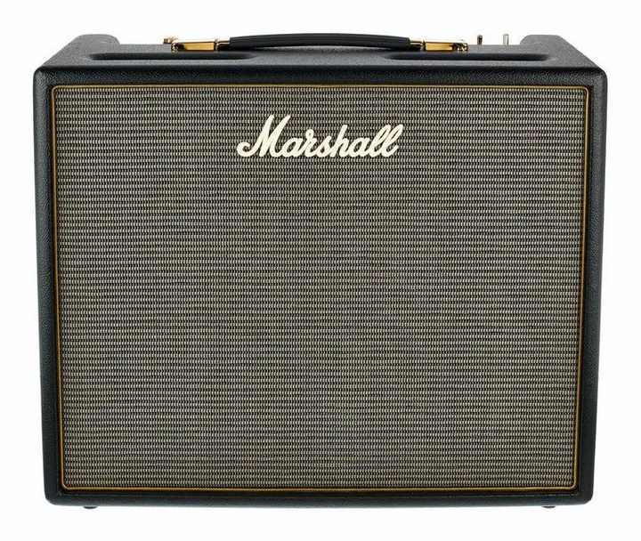 Marshall Origin 20C Combo, logotipo y acabado del panel frontal